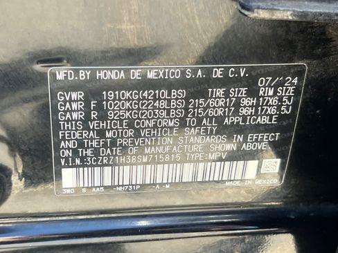 Used 2025 Honda HR-V LX image 32