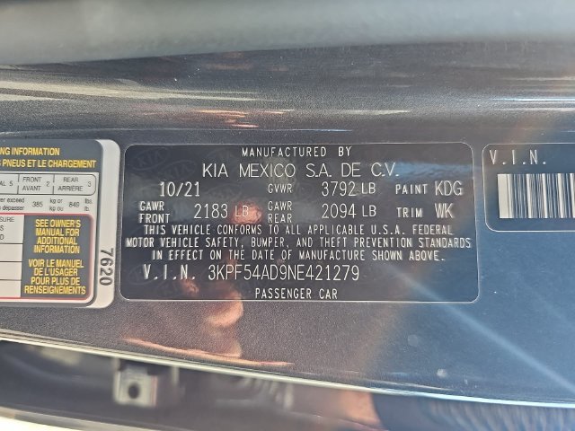 Used 2022 Kia Forte GT-Line w/ GT-Line Premium Package FWD image 39