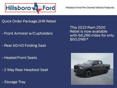 Used 2023 RAM 2500 Rebel w/ Level 2 Equipment Group AWD/4WD image 6