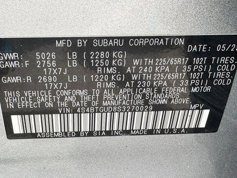 Used 2025 Subaru Outback Wilderness w/ Wilderness Package AWD/4WD image 31