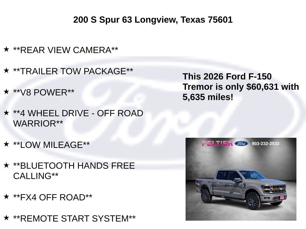 Used 2026 Ford F150 Tremor AWD/4WD image 15