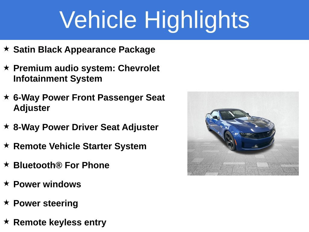 Used 2023 Chevrolet Camaro LT w/ RS Package RWD image 3