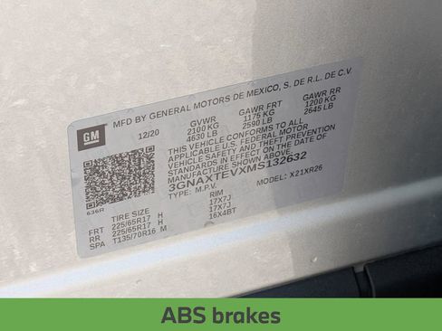 Used 2021 Chevrolet Equinox LT w/ LPO, Cargo Package AWD/4WD image 30
