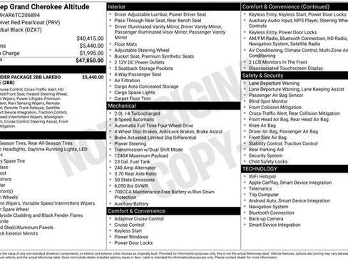New 2026 Jeep Grand Cherokee Altitude AWD/4WD image 5