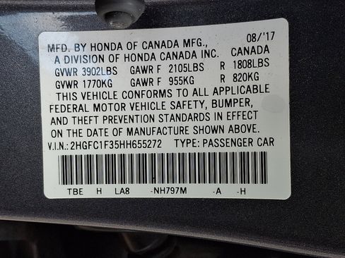 Used 2017 Honda Civic EX-T image 4