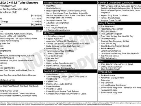 Certified 2025 MAZDA CX-5 Signature image 6