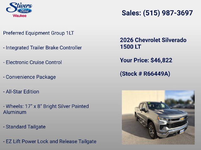 Used 2026 Chevrolet Silverado 1500 LT w/ All Star Edition Plus AWD/4WD image 22