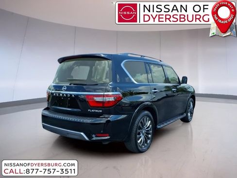 Used 2024 Nissan Armada Platinum w/ Captain's Chairs Package RWD image 3