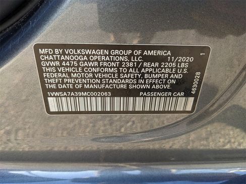 Used 2021 Volkswagen Passat 2.0T SE image 36