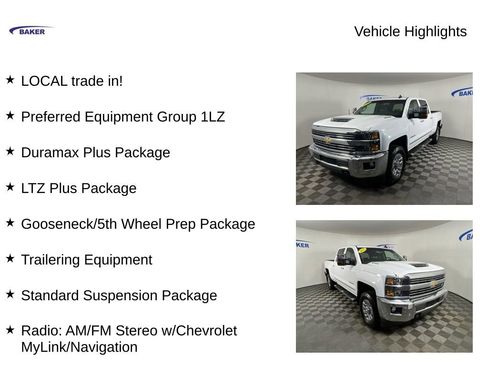 Used 2017 Chevrolet Silverado 2500 LTZ w/ Duramax Plus Package image 4