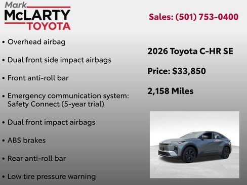 Certified 2026 Toyota C-HR AWD/4WD image 33