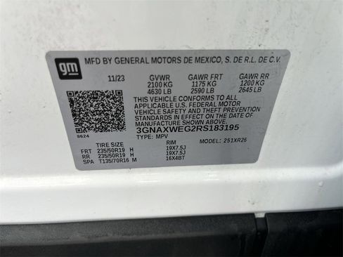 Certified 2024 Chevrolet Equinox RS image 33