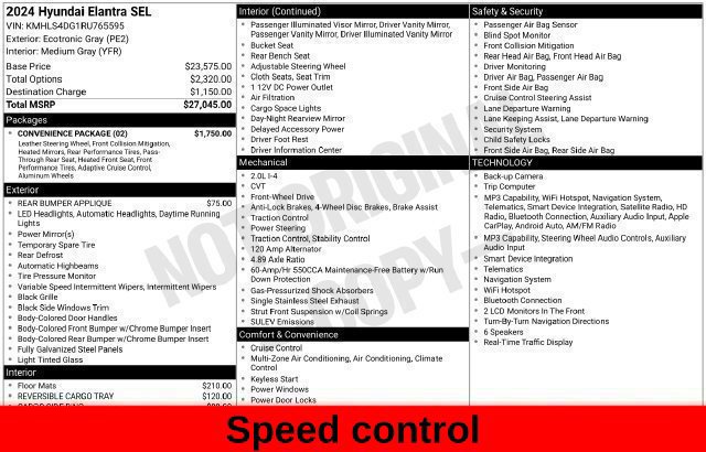 Used 2024 Hyundai Elantra SEL w/ Convenience Package FWD image 51