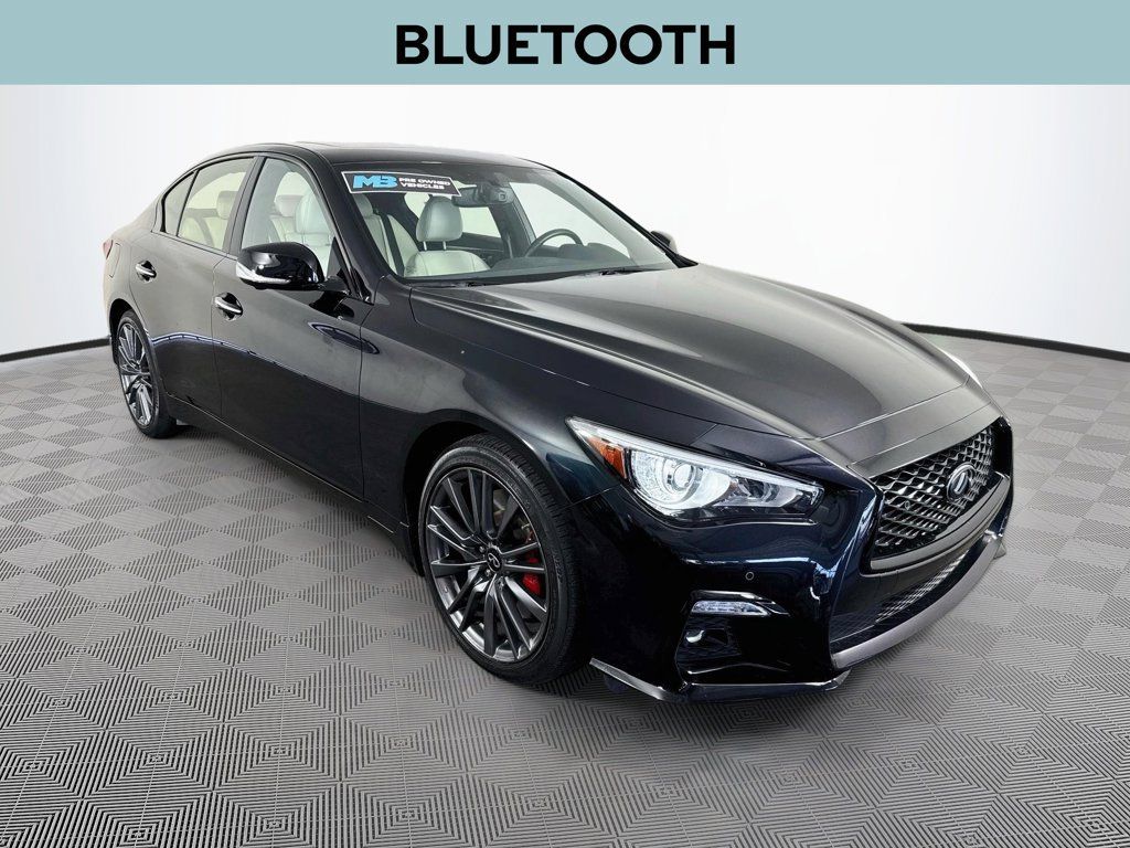Certified 2023 INFINITI Q50 Red Sport 400 w/ Black Opal Edition AWD/4WD image 3