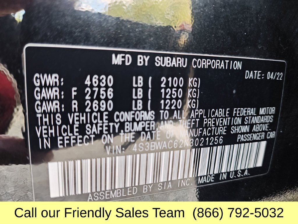 Used 2022 Subaru Legacy Premium AWD/4WD image 26