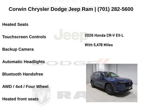Used 2026 Honda CR-V EX-L image 6