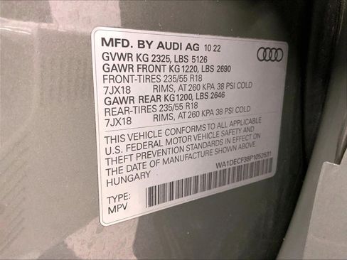 Certified 2023 Audi Q3 2.0T Premium w/ Convenience Package AWD/4WD image 31