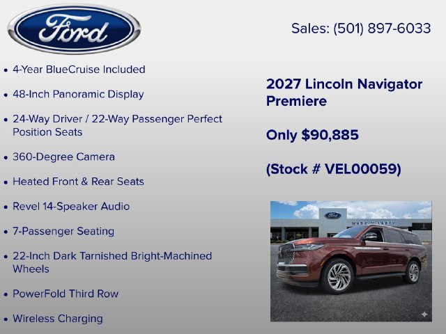 New 2027 Lincoln Navigator Premiere AWD/4WD image 6