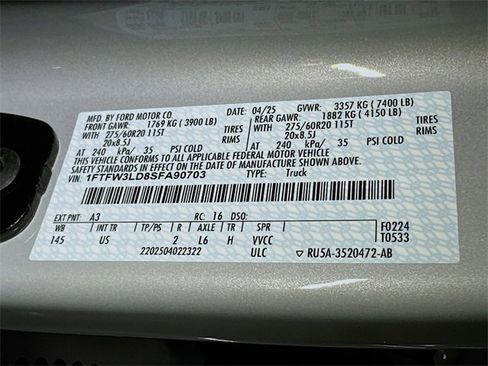 New 2025 Ford F150 XLT w/ Equipment Group 302A MID image 24