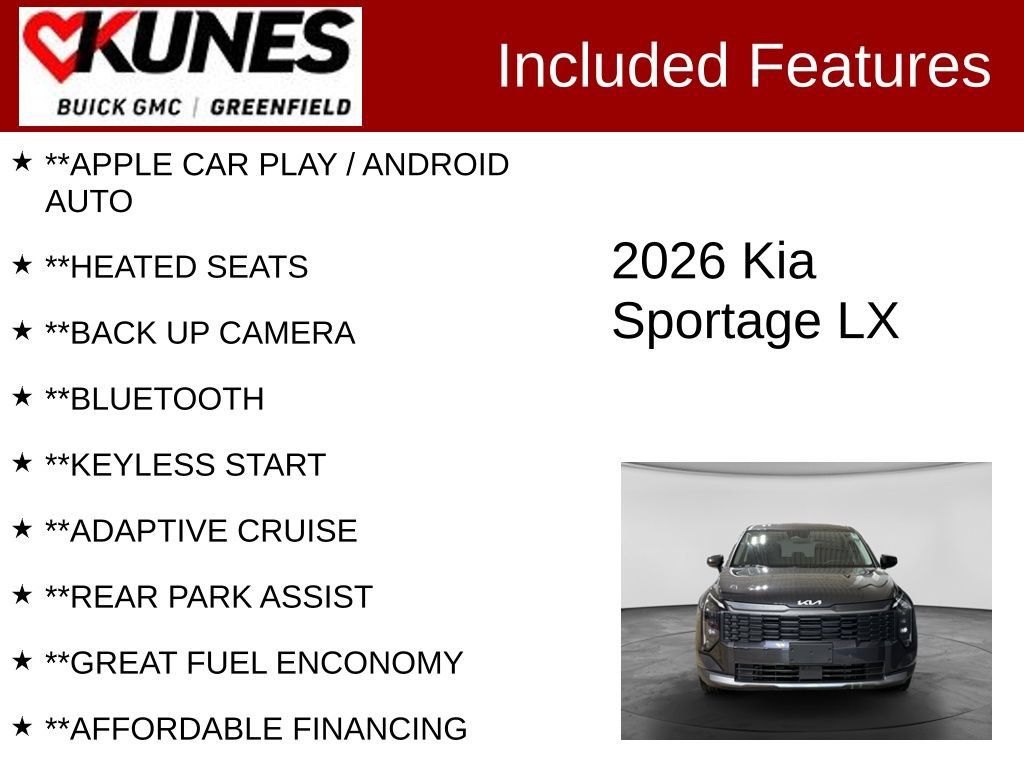 Used 2026 Kia Sportage LX FWD image 2