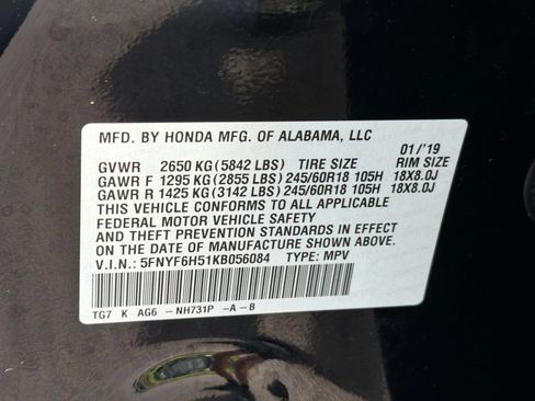 Used 2019 Honda Pilot EX-L image 33
