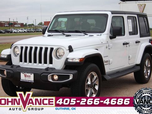 Used 2021 Jeep Wrangler Unlimited Sahara AWD/4WD image 4