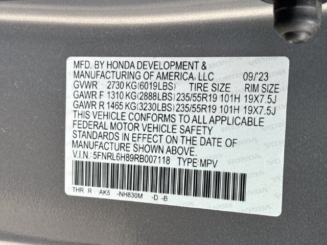Certified 2024 Honda Odyssey Touring image 26