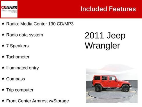 Used 2011 Jeep Wrangler Unlimited Sahara w/ Dual Top Group image 2