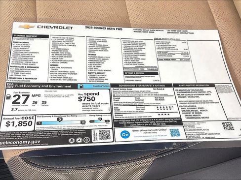 New 2026 Chevrolet Equinox ACTIV FWD image 20