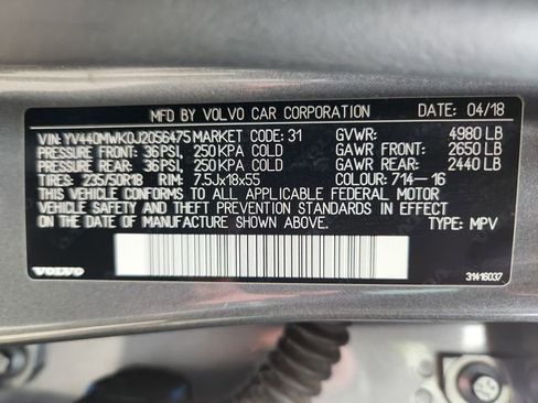 Used 2018 Volvo V60 T5 Cross Country w/ Convenience Package AWD/4WD image 25