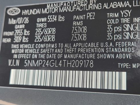 Certified 2026 Hyundai Santa Fe SEL FWD image 21