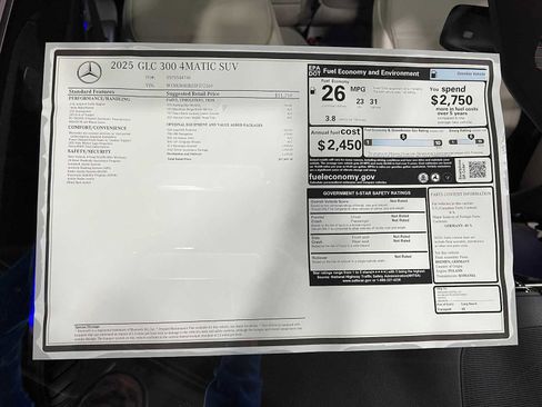 New 2025 Mercedes-Benz GLC 300 4MATIC image 36