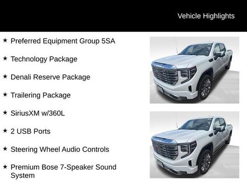 Used 2022 GMC Sierra 1500 Denali w/ Denali Reserve Package AWD/4WD image 8