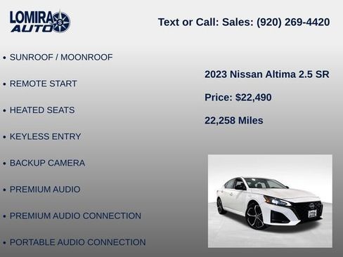 Used 2023 Nissan Altima 2.5 SR AWD/4WD image 21