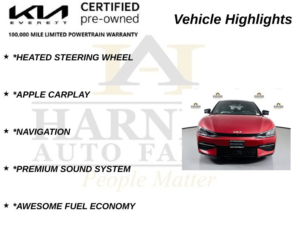 Certified 2023 Kia EV6 GT-Line w/ GT-Line Suede Seat Package AWD/4WD image 29