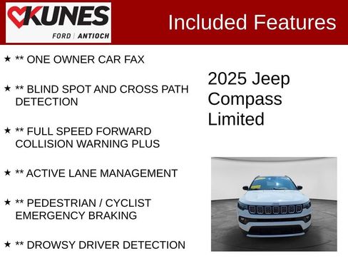 Used 2025 Jeep Compass Limited AWD/4WD image 4