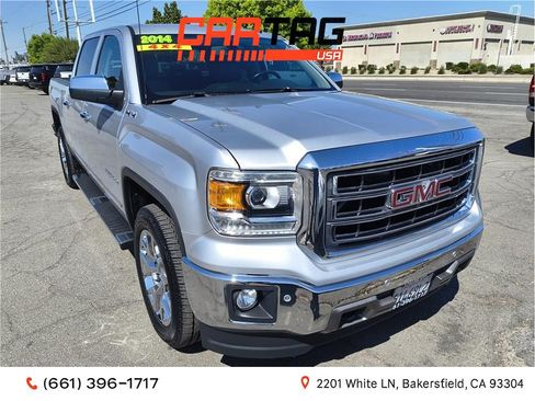 Used 2014 GMC Sierra 1500 SLT w/ SLT Crew Cab Value Package AWD/4WD image 1
