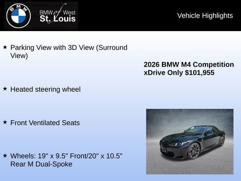 Used 2026 BMW M4 xDrive Competition AWD/4WD image 32