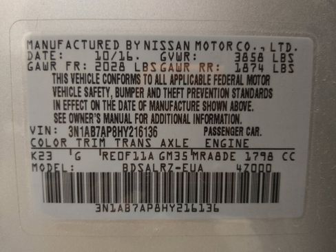 Used 2017 Nissan Sentra SR FWD image 33
