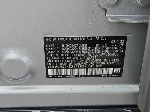 Certified 2023 Honda HR-V LX image 28