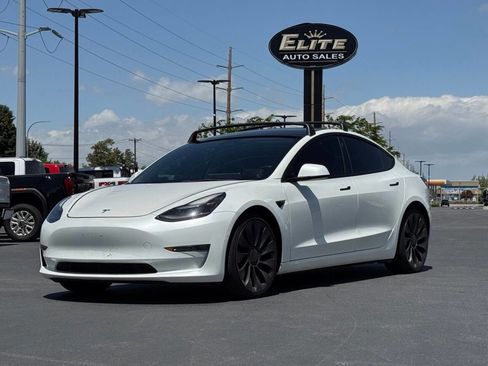Used 2022 Tesla Model 3 Performance AWD/4WD image 1