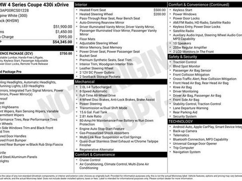 Used 2024 BMW 430i xDrive Coupe w/ Convenience Package image 11