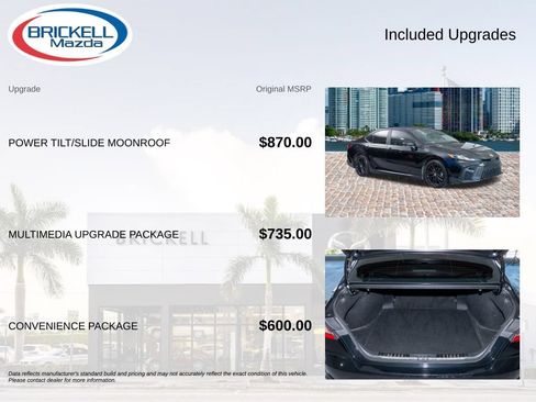 Used 2025 Toyota Camry SE w/ Multimedia Upgrade Package FWD image 13