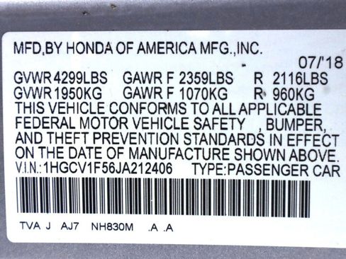 Used 2018 Honda Accord EX-L image 41