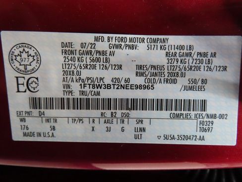 Used 2022 Ford F350 Lariat image 67