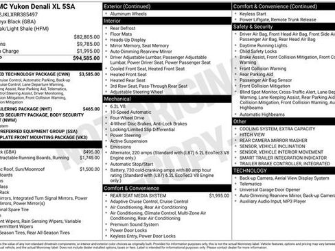 Used 2024 GMC Yukon XL Denali w/ Advanced Technology Package image 56