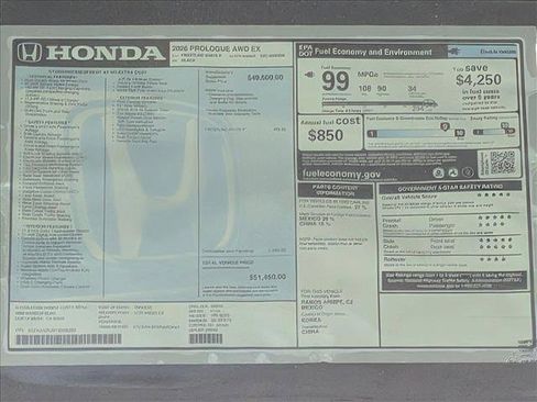 New 2026 Honda Prologue EX image 17