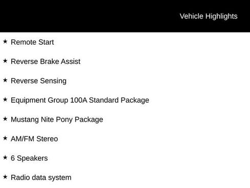 New 2026 Ford Mustang Coupe w/ Mustang Nite Pony Package image 10