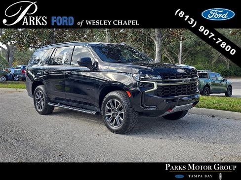 Used 2021 Chevrolet Tahoe Z71 w/ Rear Media and Nav Package image 1