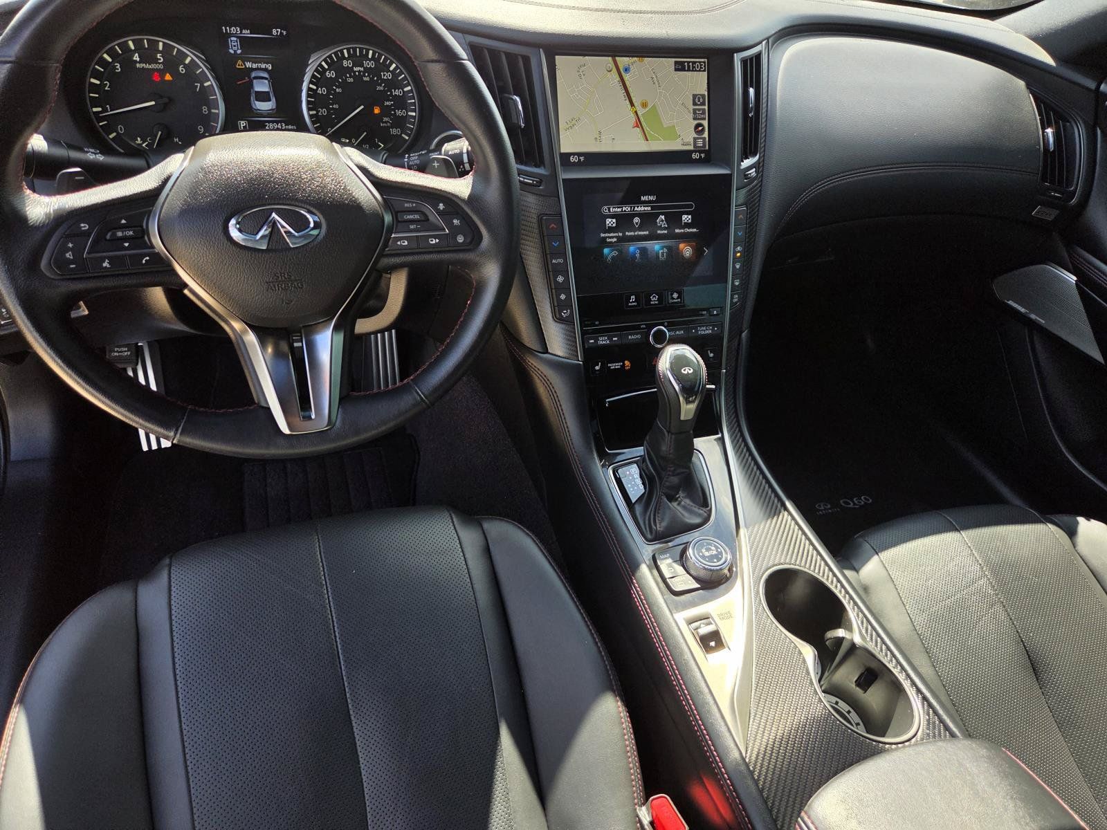 Used 2022 INFINITI Q60 Red Sport 400 w/ Cargo Package RWD image 12